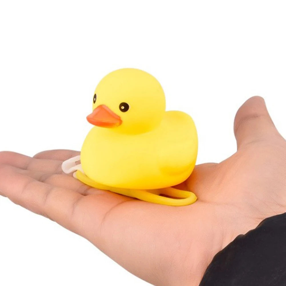 Small Yellow Duck with Helmet