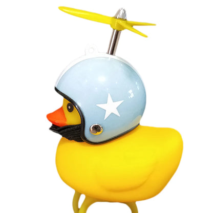 Small Yellow Duck with Helmet