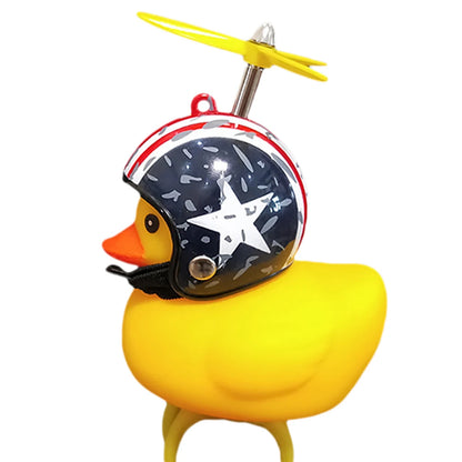 Small Yellow Duck with Helmet