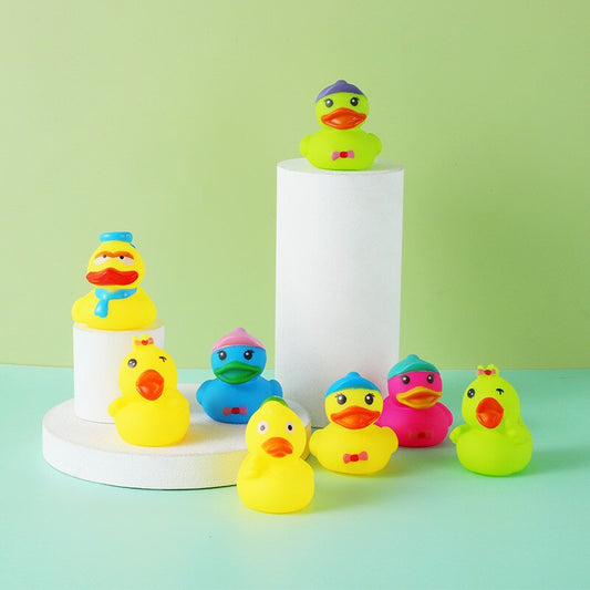5-30 PCS New Cute Rubber Duck Assorted Duck Bath Toys for Jeep Ducking