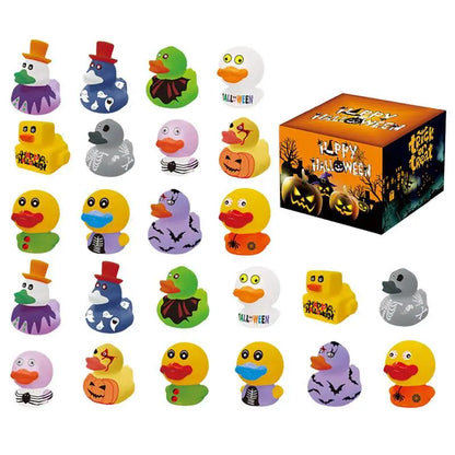 24 PCS MINI Halloween Rubber Ducks