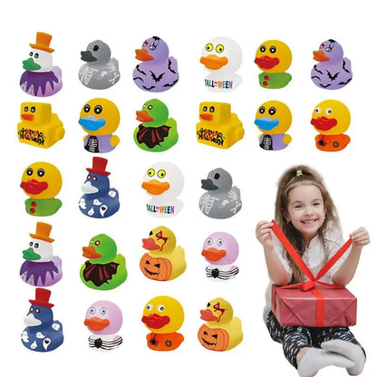 24 PCS MINI Halloween Rubber Ducks