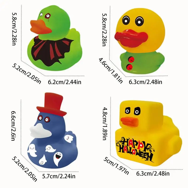 24 PCS MINI Halloween Rubber Ducks